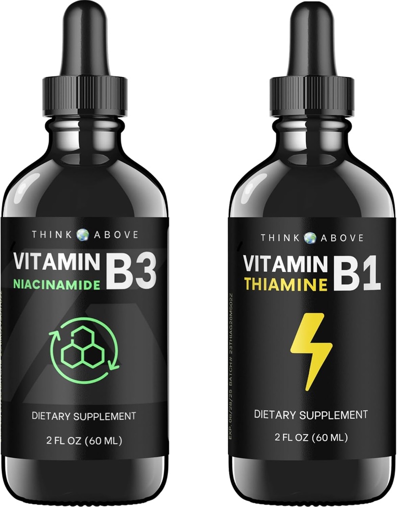 Υγρή βιταμίνη Β3 + Υγρή βιταμίνη Β1-2oz 60 ml ανά φιάλη