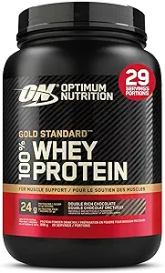 Optimum Nutrition Gold Standard 100% Whey Protein Powder, Double Rich Chocolate 1.98 Pound (Packaging May Vary)