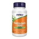 NOW Foods Supplements, TestoJack™ 200 with Tongkat Ali, Tribulus, Maca and Horny Goat Weed, 60 Veg Capsules
