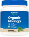 Nutricost Organic Moringa Powder 1LB (16oz) - Χωρίς γλουτένη, μη ΓΤΟ, χορτοφάγος φιλικός