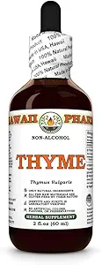 Thyme Alcohol-Free Extract, Glycerite for Antioxidant Support, Promotes Respiratory Comfort, Boosts Immunity, Nourishes Skin & Hair, Supports Natural Defense - 2 fl.oz