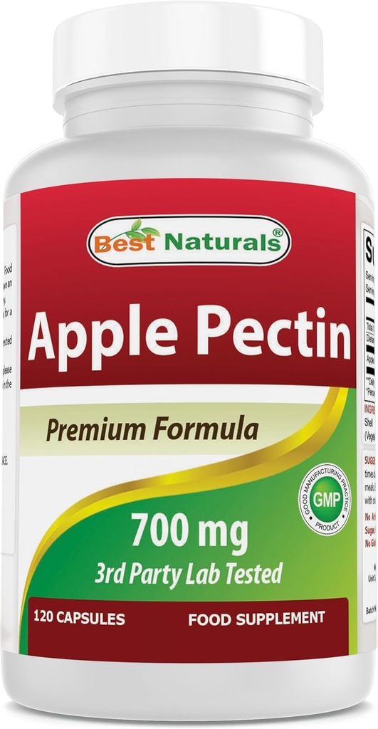 Best Naturals Apple Pectin 700 mg 120 κάψουλες