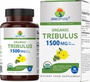 Brieofood Organic Tribulus 1500mg, 45 μερίδες, χορτοφαγικά, χωρίς γλουτένη, 90 χορτοφαγικά δισκία