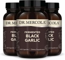 Δρ Mercola Fermented Μαύρο Σκόρδο, 90 Σερβίρει (180 κάψουλες), Συμπλήρωμα διατροφής, Υποστηρίζει την Ανοσολογική Υγεία, Μη ΓΤΟ