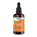 NOW Συμπληρώματα τροφίμων, Certified Organic Turmeric Extract, Ayurvedic Herb, Liquid Extract, Organic Turmeric Root 2 ουγγιές υγρών