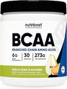 Nutricost BCAA Powder 2:1:1 (Peach Pear, 30 Servings) - Διακλαδισμένη αλυσίδα Αμινοξέα
