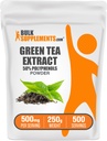 BulkSupplements.comgreen Tea Extract Powder - 50% συμπλήρωμα πολυφαινολών, EGCG Συμπληρώματα - Χωρίς γλουτένη, 500mg ανά Σερβίρισμα, 250g (8,8 oz) (πακέτο του 1)