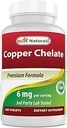 Best Naturals Copper Chelate 6 mg per Serving- 360 Tablets