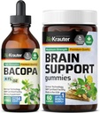 BIO KRAUTER Bakopa Βάμμα 4 Fl. Oz. & Υποστήριξη εγκεφάλου 60 Gummies