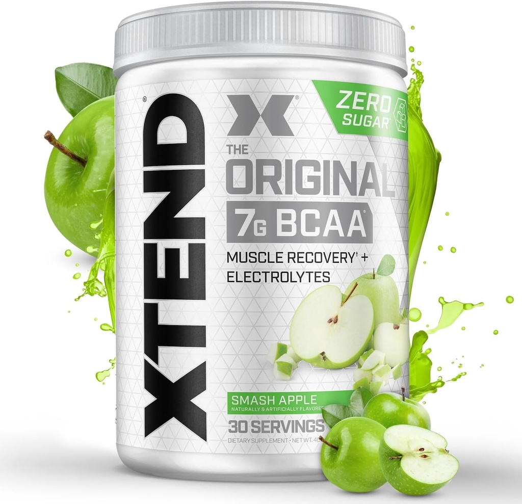 Xtend αρχική BCAA σκόνη 7g BCAA και 2.5g L-Γλουταμίνη, ζάχαρη δωρεάν μετά την προπόνηση μυϊκή αποκατάσταση ποτό με Αμινοξέα για άνδρες και γυναίκες, 30 εξυπηρετούν