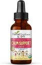 Kids Calm Support Liquid Extract 1oz με Γλυκινικό μαγνήσιο, Κιτρικό μαγνήσιο, Πολυβιταμίνη - Μαγνήσιο για παιδιά - Μπουκάλι 1oz, 1 μονάδα - Φυτική καλοσύνη