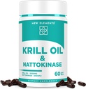 Nattokinase συμπλήρωμα 4000 FU Βιολογικό με την Ανταρκτική Omega 3 Softgels 2000mg 