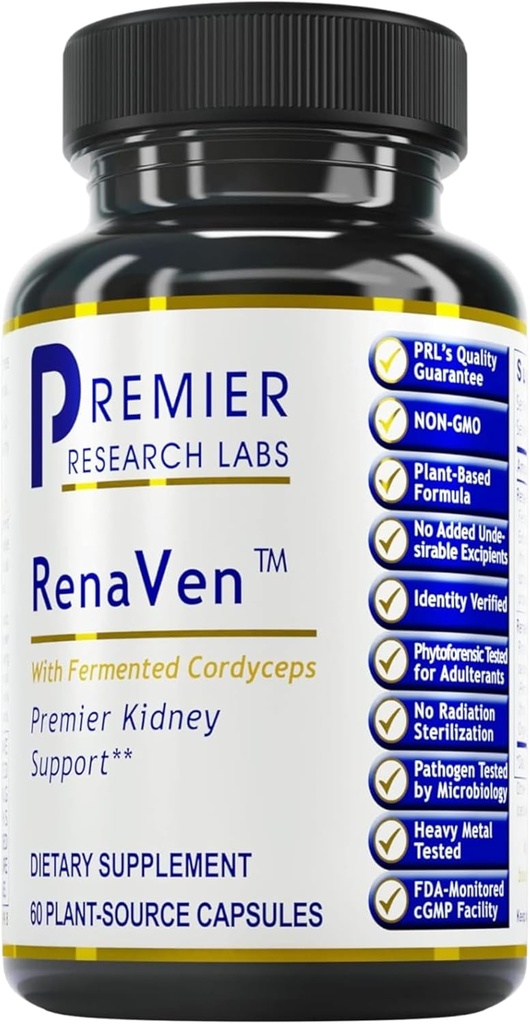 Premier Research Labs RenaVen - Premier Kidney Support for Kidney Cleanse Detox and Repair 