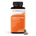 LifeSeasons Relieve-R PM - Ανακουφίζει Nighttime Aches & Discomfort - Χαλαρώνει τους μυς - Ηρεμεί το νευρικό σύστημα - Υποστηρίζει φυσικούς κύκλους ύπνου & μη λειτουργία που αποτελούν - 46 κάψουλες