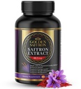 Golden Saffron Extract Κάψουλες - Premium Saffron Συμπληρώματα - 88,50 mg Pure Saffron Pills - Υποστήριξη Mood - Υποστήριξη ματιών - Συναισθηματική Ισορροπία, Εστίαση & Υγεία ματιών Made in USA - 60 Capsles