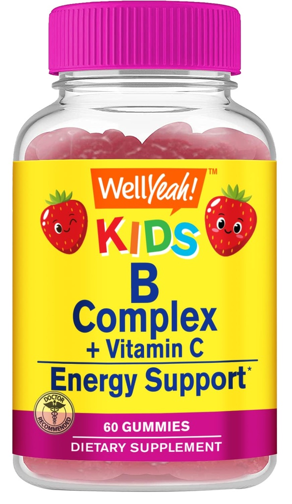 Λοιπόν... Ναι B Complex Gummies for Kids - με Βιταμίνη C, Νιασίνη, Βιταμίνη Β6, Φολικό οξύ, Βιταμίνη Β12, Βιοτίνη & Παντοθενικό οξύ - Προσφορά 2 μηνών - Frama Flavor - Μη ΓΤΟ, Χωρίς Γλουτένη - 60 Gummies