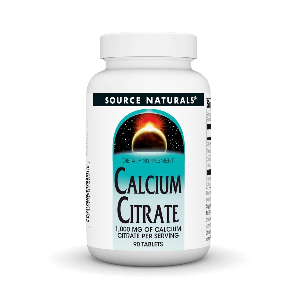 ΠΗΓΕΣ NATURALS Ασβέστιο Κιτρικό 1, 000 mg ασβεστίου ανά υπηρεσία, 90 Count