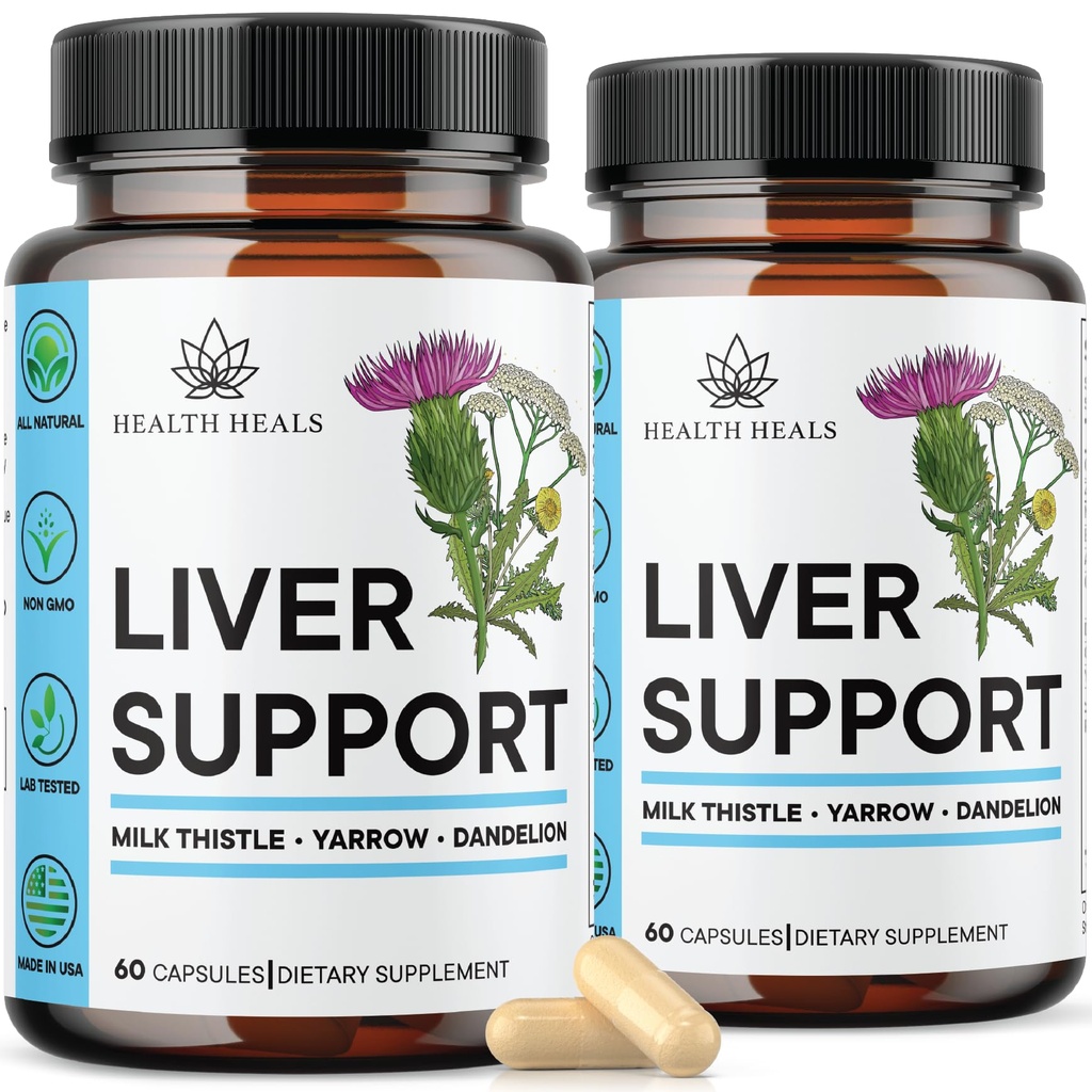 Liver Cleanse & Repair Formula - φυτικό συμπλήρωμα υποστήριξης ήπατος με το γάλα Thittle Dandelion Root Turmeric, εκχύλισμα Artichoke για την υγεία του ήπατος - 120 Count