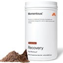 Momentous Recovery Grass-Fed Whey Protein Powder - 20 g Post-Workout Whey Isolate Protein - NSF Certified for Sport - Gluten-Free - 15 Servings - Chocolate - Package May Vary