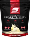 Συμπληρώματα γρανίτη Η σκόνη πρωτεΐνης Whey Isolate πρωτεΐνης για Lean Μύες με 150 θερμίδες, 2g Ίνες, 1g Ζάχαρη (30 μερίδες), άρωμα παγωτό βανίλια
