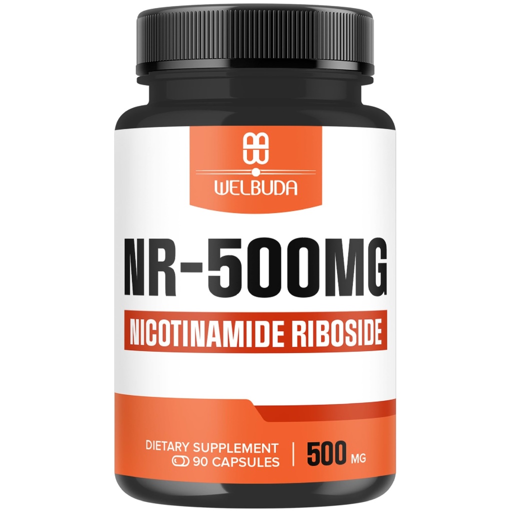 NAD+ Συμπλήρωμα με Nicotinamide Riboside 500mg - Κυτταρική ενέργεια & Επισκευή, Υγιεινή γήρανση, ευεξία - 90 κάψουλες - 3 Μήνες προσφοράς