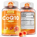 Χωρίς ζάχαρη CoQ10-250mg / 500mg Filled Gummies - Plus Omega-3, EPA + DHA, B3 & ψευδάργυρος - Ultra Co Q-10 συμπληρώματα για Hear-t Υγεία, Κυτταρική Ενέργεια, Αντιοξειδωτική Υποστήριξη, Μέχρι 60 ημέρες προσφοράς, Vegan 60Cts