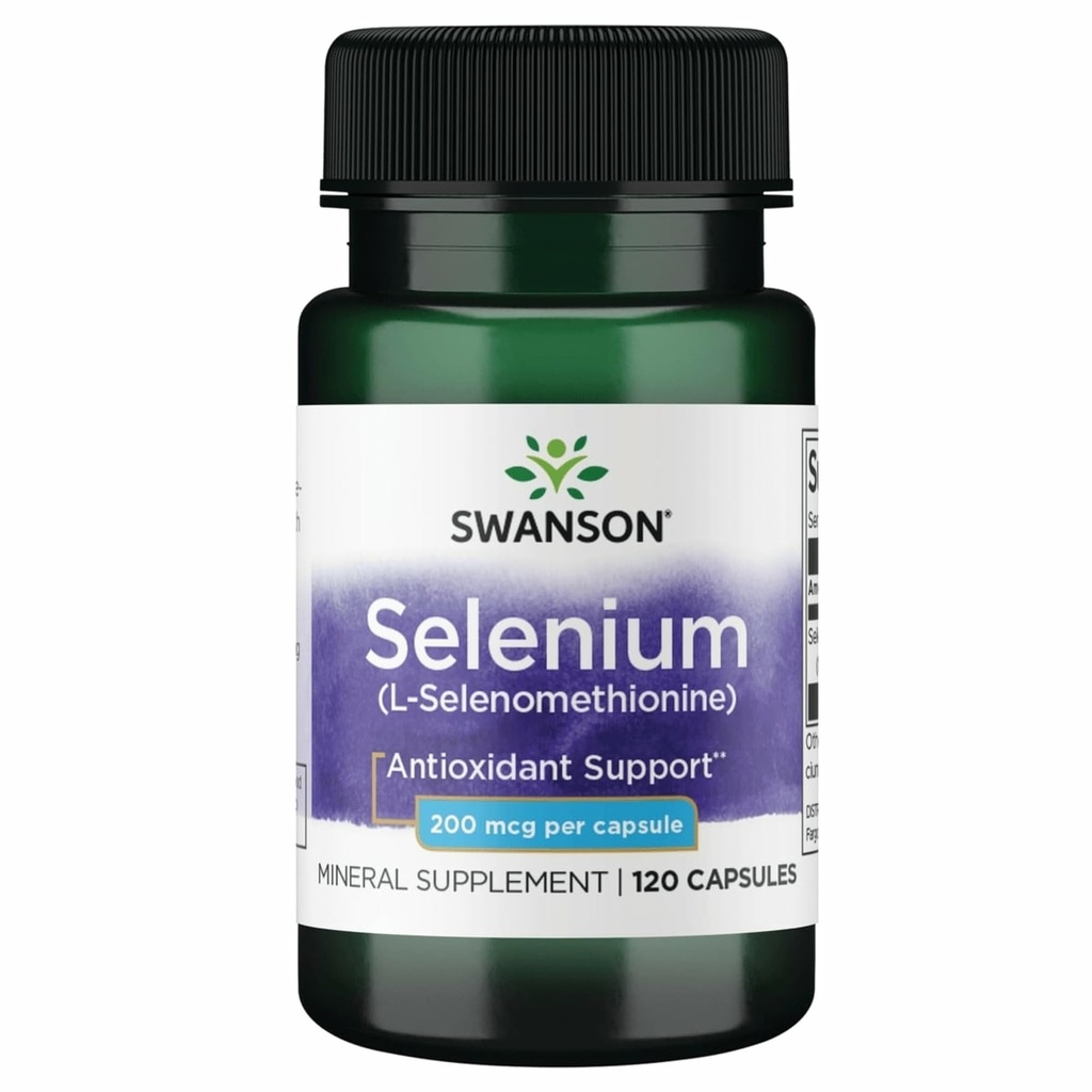 Swanson Semsc Σελήνιο 200 mcg 120 Κάψουλες