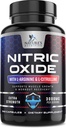 Nitric Oxide Booster Extra Strength 3000mg - 3X Δύναμη L-αργινίνη & Κιτρουλίνη, Best Nitric Oxide Συμπληρώματα για τους άνδρες, Υποστηρίζει τους μυς, την υγεία της καρδιάς, το συμπλήρωμα ενέργειας, Εμφιαλωμένο στις ΗΠΑ, 240 κάψουλες