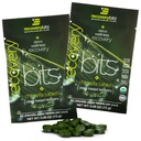 RECOVERYbits Βιολογικά δισκία Chlorella Algae, Superfood, Pure Green Algae, High Protein and Fiber, Chlorophyl, Cracked Cell Wall μη-Irrated, για ανοσοενισχυτική ενίσχυση και Detox, Non- GMO, 60 δισκία