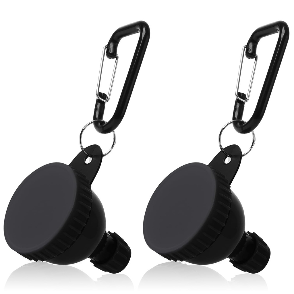 2 Pcs Protein Powder Container, Portable Protein Powder Travel Container, Protein Powder Funnel, Νεροποτάμια για Mixes σκόνης, Προ προπόνηση / συμπλήρωμα Gym Funnel Keychain (50ml)