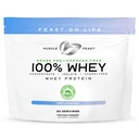 Μύες Feast 100% Grass Fed Whey Protein Powder, All Natural Hormone Free Paure Αυξημένη σκόνη πρωτεΐνης Whey για γυναίκες & άνδρες- Whey συμπυκνωμένο, Isolate & Hydrolyzed Protein Powder Blend - Unflaved, 2lb