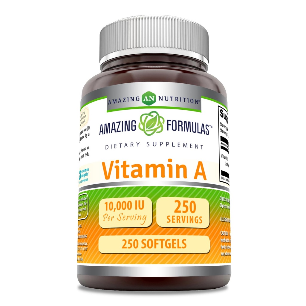 Amazing Formulas Vitamin A 10000 IU Supplement 