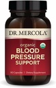 Δρ. Mercola Organic Blood Pressure Support - Υποστηρίζει υγιή κυκλοφορία - High-Potency Grape Seed Extract - Μη ΓΤΟ & χωρίς σόγια - 90 κάψουλες (90 Servings)