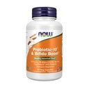 NOW Foods Supplements, Probiotic-10™ & Bifido Boost™ with 10 Strains, 25 Billion CFU Per Serving, plus PreticX™ XOS Prebiotic, 90 Veg Capsules