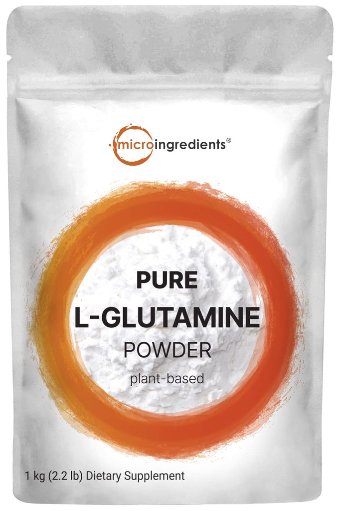 L Glutamine σκόνης Gut Υγεία, 1Kg, 100% καθαρό, ελεύθερη μορφή - Unflavoured- Vegan Φιλικό, Δεν Filler, Δεν πρόσθετα, Υποστηρίζει την αποκατάσταση των μυών, Post προπόνηση 