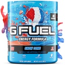 G Fuel Snow Cone Energy Drink Powder, Pre Processed Caffeine Mix for Gaming, Sugar Free Focus Amino, Βιταμίνη + Αντιοξειδωτικά, 9.9oz (Snow Cone, 40 Services)