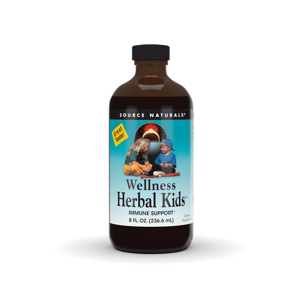Source Naturals Wellness Herbal Kids, για την υποστήριξη ανοσοποιητικού συστήματος* - 8 Fluid oz