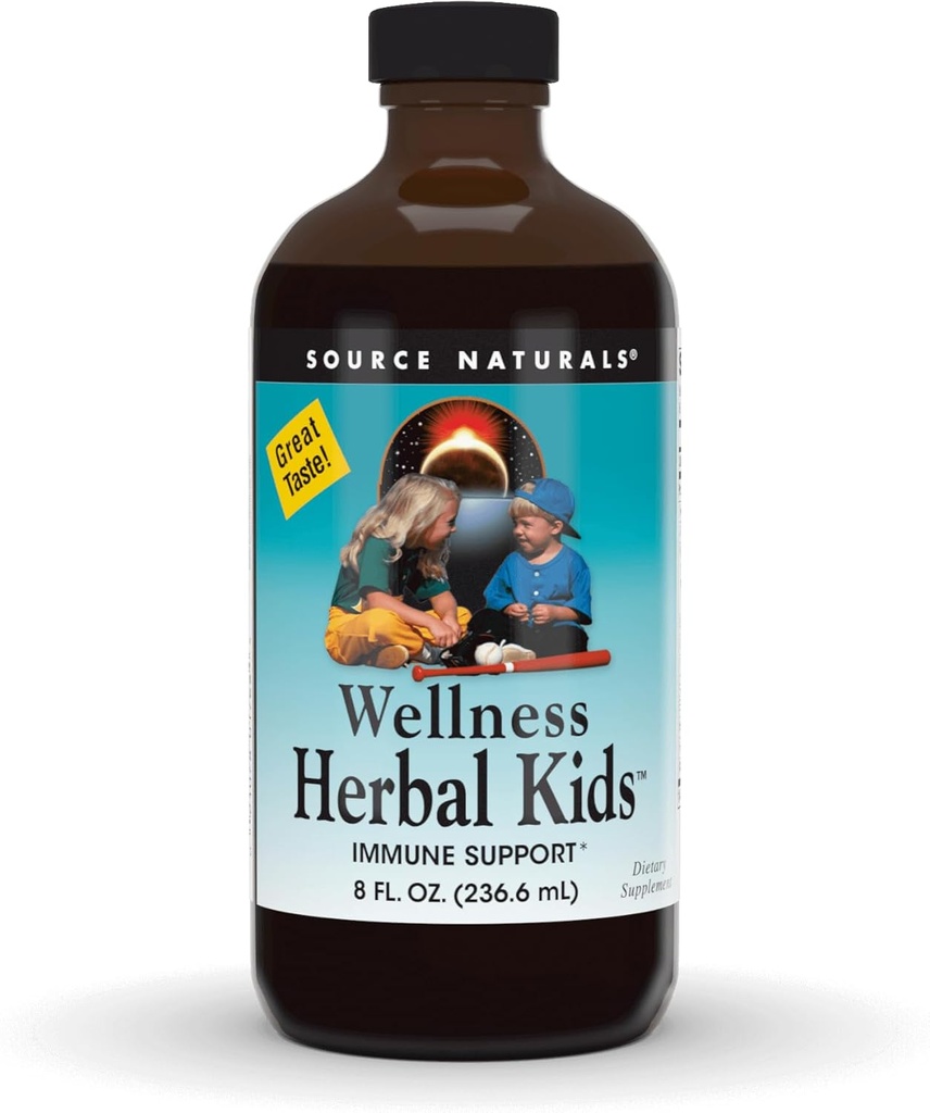 Source Naturals Wellness Herbal Kids, for Immune System Support* - 8 Fluid oz