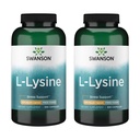 Swanson Free Form L-Lysine - Φυσικό συμπλήρωμα για την προώθηση του στρες Υποστήριξη & Νευρικό σύστημα Υγεία - Μπορεί να προωθήσει την ήρεμη διάθεση & χαλάρωση - (300 κάψουλες, 500mg έκαστο) 2 συσκευασία