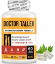 NuBest Doctor Taller - Οστική δύναμη υποστηρίζει, Ενίσχυση ανοσοποιητικού συστήματος - Κέτο με ασβέστιο, βιταμίνη D3, βιταμίνη K2, Αμινοξέα & Βότανα για παιδιά (8+) - 60 Vegan Κάψουλες 1 μήνα προσφοράς