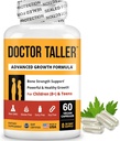 NuBest Doctor Taller - Οστική δύναμη υποστηρίζει, Ενίσχυση ανοσοποιητικού συστήματος - Κέτο με ασβέστιο, βιταμίνη D3, βιταμίνη K2, Αμινοξέα & Βότανα για παιδιά (8+) - 60 Vegan Κάψουλες 1 μήνα προσφοράς