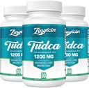 Συμπλήρωμα TUDCA 1200mg - 180 κάψουλες λαχανικών, Ισχυρό TUDCA Άλατα Bile συμπληρώματα για το συκώτι, δυσπεψία