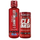 iSatori L-Καρνιτίνη LS3 Μπλε Βατόμουρο 1500mg (32 μερίδες) Ultra CLA (90 Softgels), Υγρή L-Καρνιτίνη με Acetyl, Omega 3 6 9 Λάδι Αφράτου
