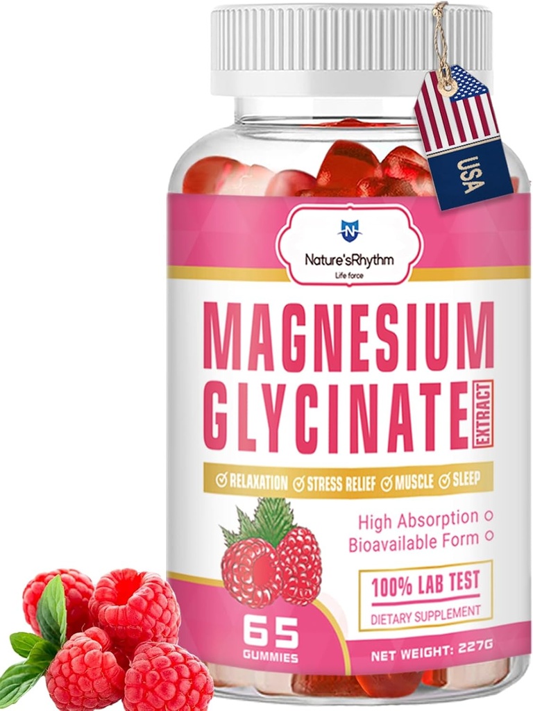 Rhythm Nature's Magnesium Gummies 500mg - 65 Ct 