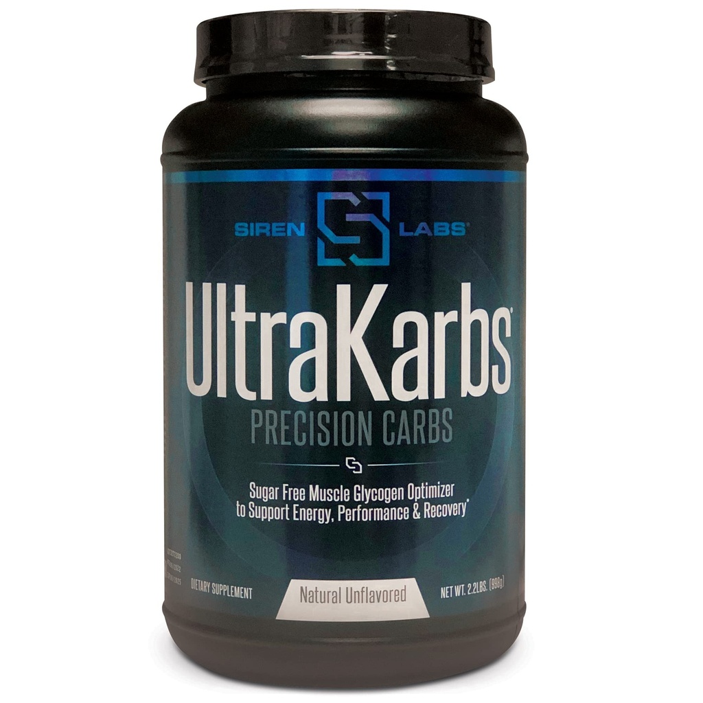 Σειρήνα Labs Ultra Karbs Mass Gainer Post Workout Muscle Builder Healthy Carb Loading - Carbohydrate Blend with KarboLyn - Περισσότερα ενέργεια, ταχύτερη ανάκτηση - Κερδιστής βάρους για τους άνδρες (40 εξυπηρετούν)