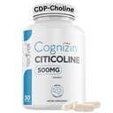 Teaveli Cognizin Citicoline- 500mg CDP κάψουλες χολίνης- Κλινικά Σπουδασμένο συμπλήρωμα εγκεφάλου για την υποστήριξη της σαφήνειας, της συγκέντρωσης και της μνήμης – Πιο Bioδιαθέσιμη μορφή των συμπληρωμάτων χοληστερόλης - 30 εξυπηρετήσεις