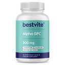 BESTVITE Άλφα GPC Choline 600mg ανά υπηρεσία (120 κάψουλες λαχανικών) - Δεν Stearates - Vegan - Μη ΓΤΟ - Χωρίς γλουτένη