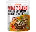 Ellie's Best 7 Mushroom Powder Extract Organic Blend - Reishi, Lion's Mane, Chaga, Turkey Tail, Cordyceps, Maitake & Shiitake - Double Extract - Pure No Fillers - 8oz / 228 1g Services...