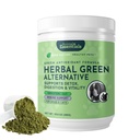 Animal Essentials Herbal Green Alternative for Dogs & Cats - Super Greens Powder Herbal Supplement with Spirulina, Antioxidants, Chlorophyl 12 Oz