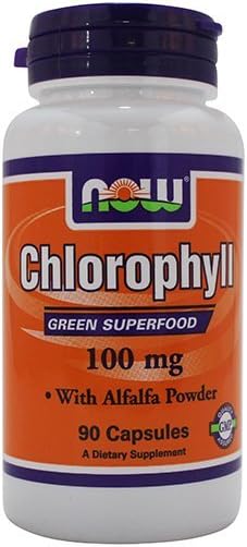 NOW Τρόφιμα Χλωροφύλλη - 100 mg - 90 Καψάκια